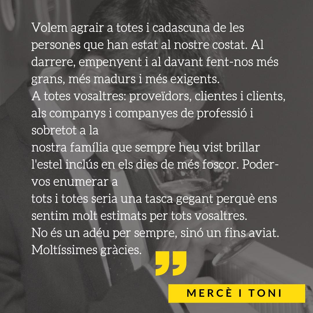 EsteldelaMerce's tweet photo. Avui publiquem un tweet molt especial...moltes gràcies per tot a tots i totes! https://t.co/kX8UcHP1xm