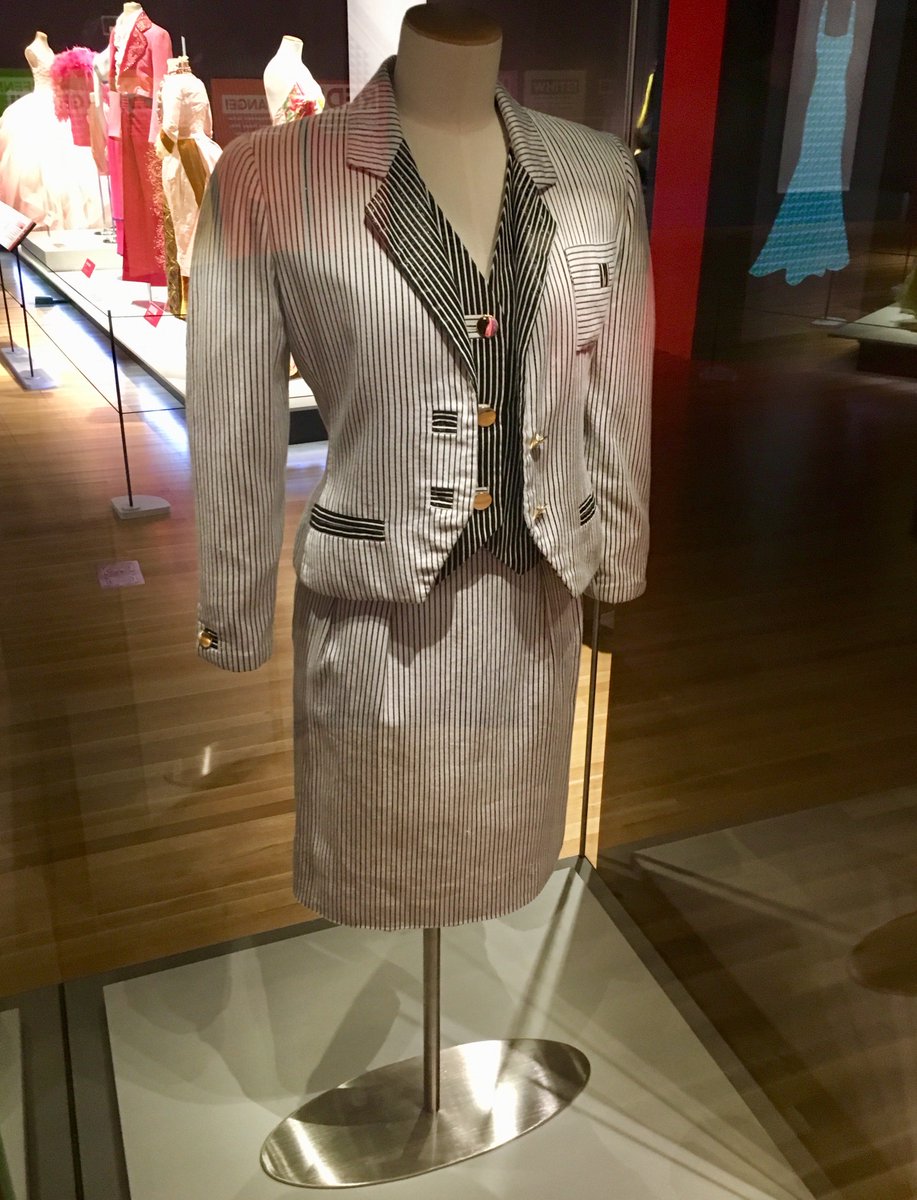 IndianaMuseum's tweet photo. #DidYouKnow Bill Blass was born #OnThisDay in 1922 in Fort Wayne, #Indiana? His love for fashion began while he was young, and he moved to New York to pursue a career in fashion at age 17. Be sure to check out some of his pieces in #ColorOfStyle at the #IndianaStateMuseum! https://t.co/tOERc6nnBY