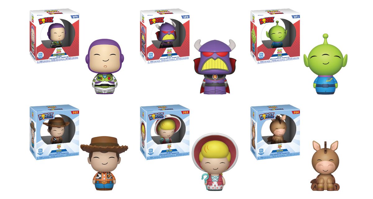 OriginalFunko's tweet photo. RT &amp; follow @OriginalFunko for a chance to WIN a #ToyStory Dorbz Prize Pack, featuring all 6 Funko Shop exclusives. #BuzzLightyear #Woody #BoPeep https://t.co/vNDHYpkwOL