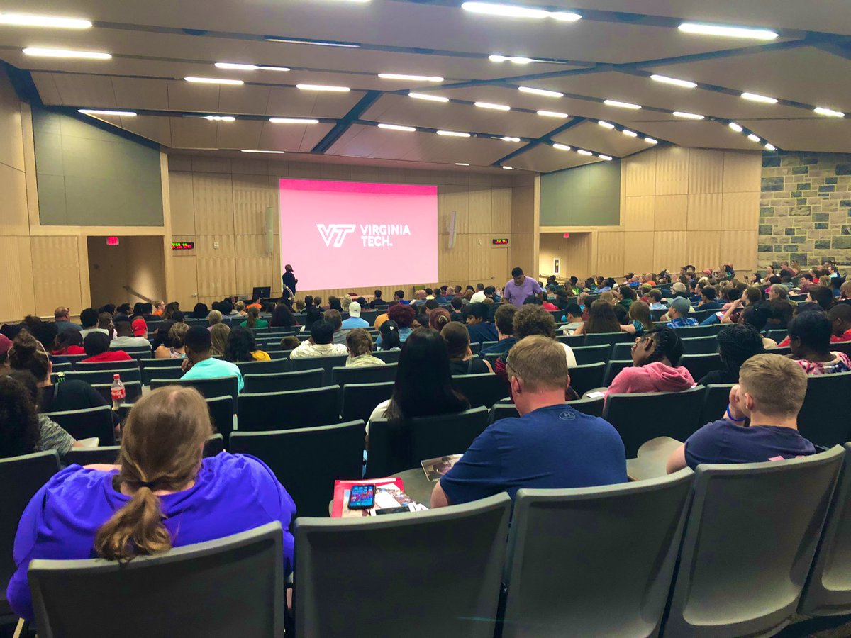 HUGE gratitude to <a href="/VTadmissions/">Virginia Tech</a> Donnell Wright for an awesome, engaging session with our #VTPathwaysScholars19. Excited to spend the next 2 weeks w/ these amazing first gen Scholars! <a href="/VTCollegeAccess/">College Access</a> <a href="/VTCEED/">VT CEED</a> <a href="/VTEngineering/">Virginia Tech Engineering</a> <a href="/deucevt/">Dr. Bev Watford</a> <a href="/JuanMoreHokie/">Juan Espinoza</a> #pathwaysforfutureengineers