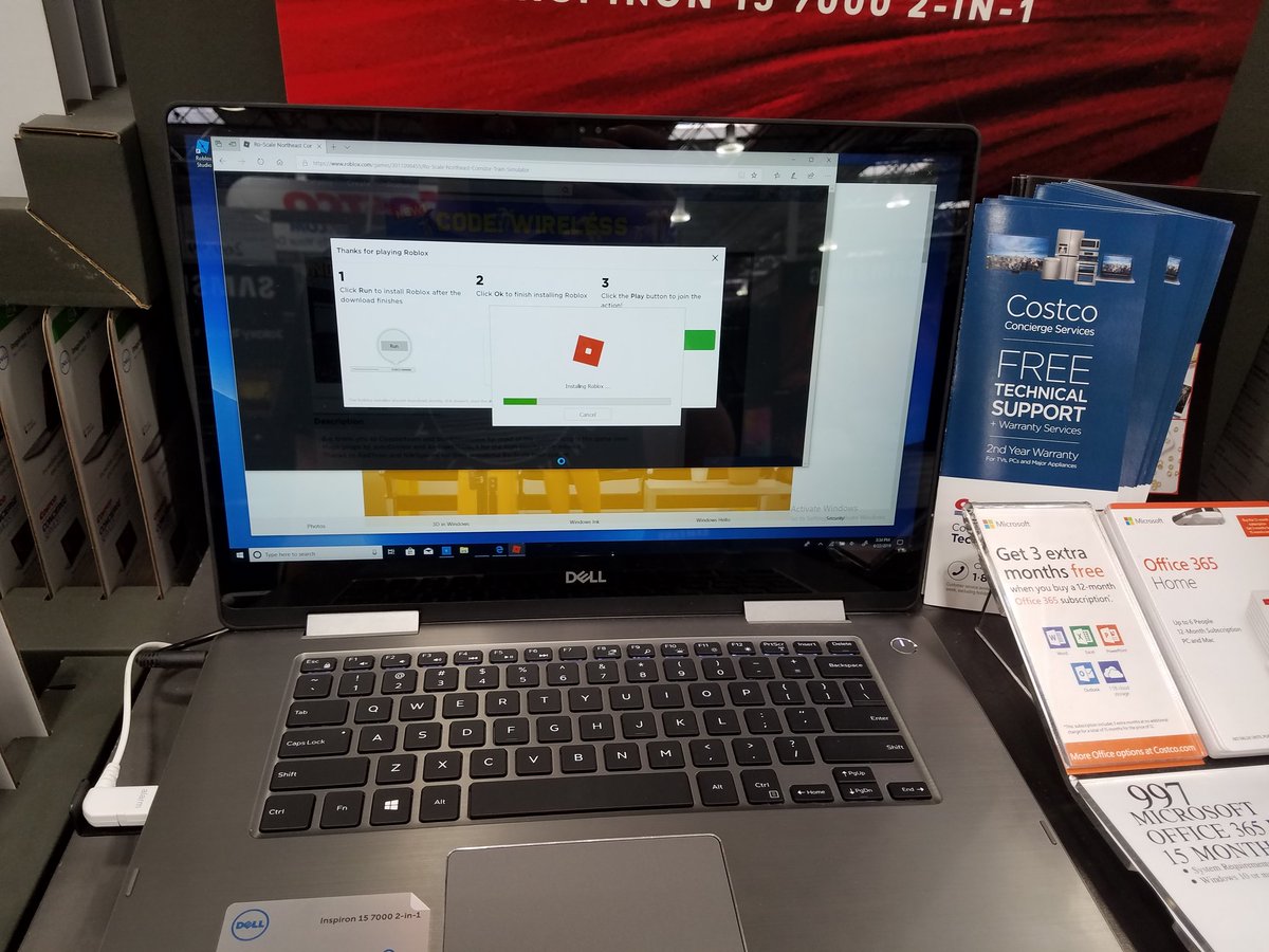 B I T On Twitter Don T Mind Me Just Installing Roblox On All The Costco Demo Computers - why is roblox not downloading on dell