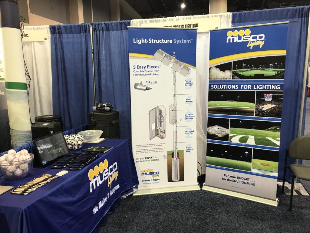 GeorgiaMuscoGuy's tweet image. The @MuscoLighting booth is setup for the @gacities conference in Savannah. Stop by to learn more about the #TLCforLED solutions available for your city to reduce energy, eliminate maintenance and control light on AND off the field. #GaCities