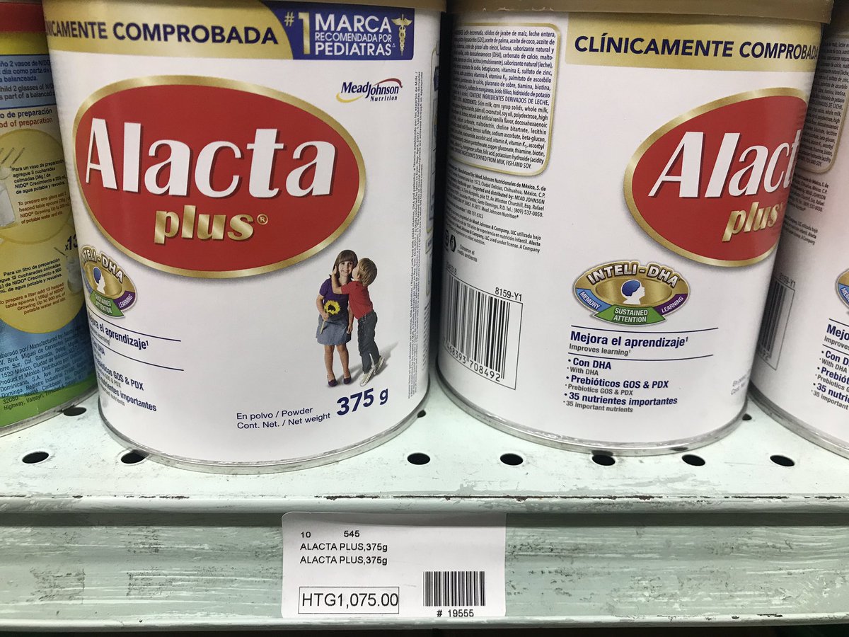 GaspardDorelien's tweet photo. #Pandanstan, ti bwat lèt #AlactaPlus la ki te vann ane pase lè konsa, 565 goud, vann kounye a 1,075 goud. Ogmantasyon plis pase 100% nan 12 mwa. Mesye ki te pwomèt li t ap travay pou nou an, silvouplè, di l li pa bezwen travay pou nou ankò. Mèsi! Bizou! https://t.co/4d4ILUwSPx