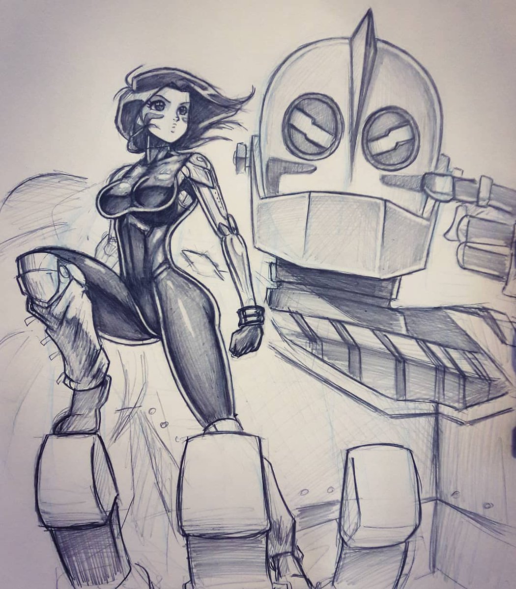 LeadApprentice's tweet photo. #Alita teams up with Superman 😁 Underestimate this tag team at your own peril! Ya smell it!?

#AlitaBattleAngel Home video Digitally July 9, Blu-ray/DVD July 23 

#art #illustration #anime #manga #mangaart #battleangelalita #gunnm #alitaarmy #irongiant https://t.co/yLrDf18UvX