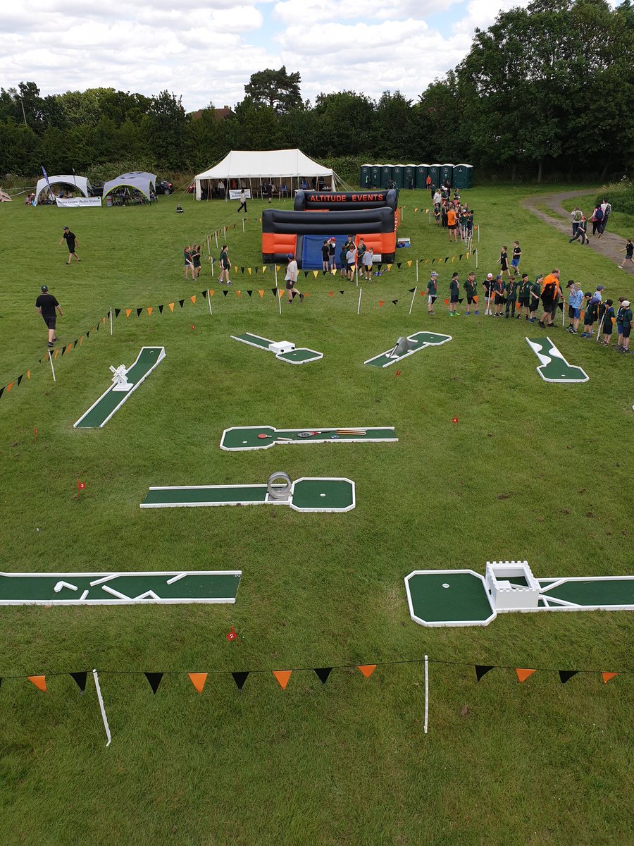 AltitudeEvents's tweet photo. We had a great day with @surreyscouts today at #Scram in Epsom! The #Rockwall, #MiniGolf and #HumanTableFootball went down a storm! https://t.co/FI34vqefDH