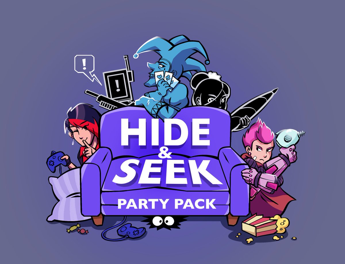 vs_evil's tweet photo. 📢 DEAL ALERT  📢
We've teamed up with 4 other kickass studios to bring you the best stealth party games, all in one place! Use your wits to hide from your friends and sneak up on them (in a murderous way) in the "Hide &amp; Seek Party Pack" on Steam now: https://t.co/cEr99bjl6j https://t.co/umZ9SlenLW