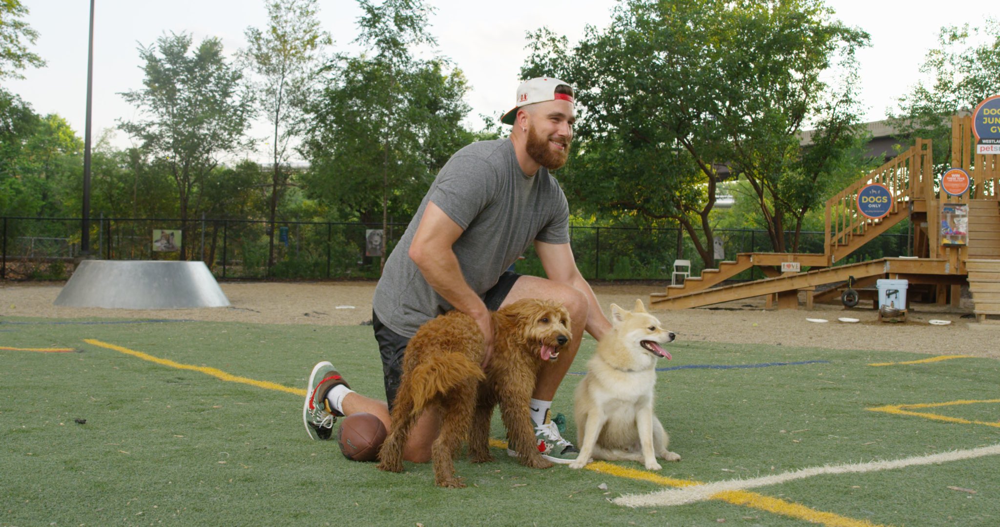 Travis Kelce on X: "I love spending quality time with my pups, Chauncey and Rambo, and love that Seresto is a part of that. We had a ball last weekend at the