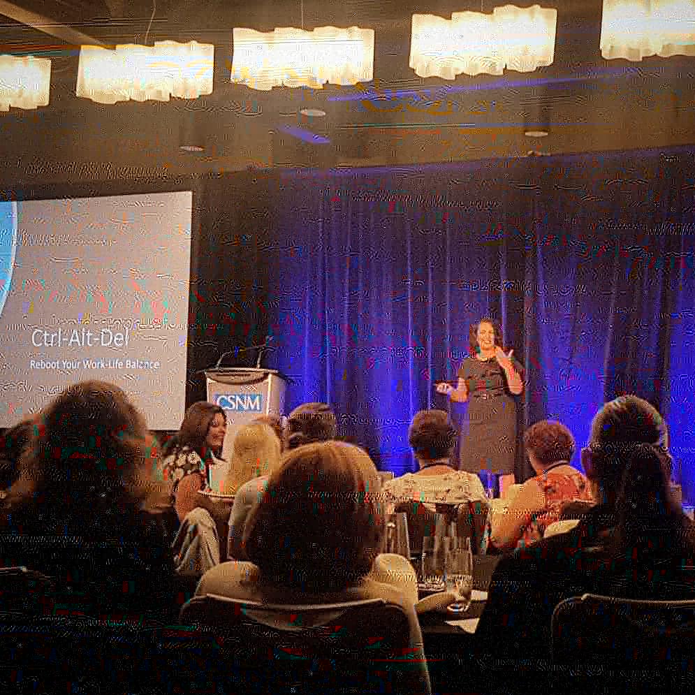 cederbergspeaks's tweet photo. Tomorrow I'm closing keynote for @TheCSNM conference, so today I went down to @HotelArtsYYC to say hi to @ShariBricks and to see @TinaVarughese in action as opening keynote. So fun when I get to work with my @cdnspeakers pals. #capsrocks #keynotespeaker https://t.co/nrvHzBorEr