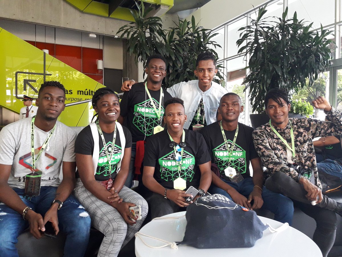 Chocó at #Nodeconf
Estos chicos están cambiando narrativa del Chocó 💜 más desarrolladores!!