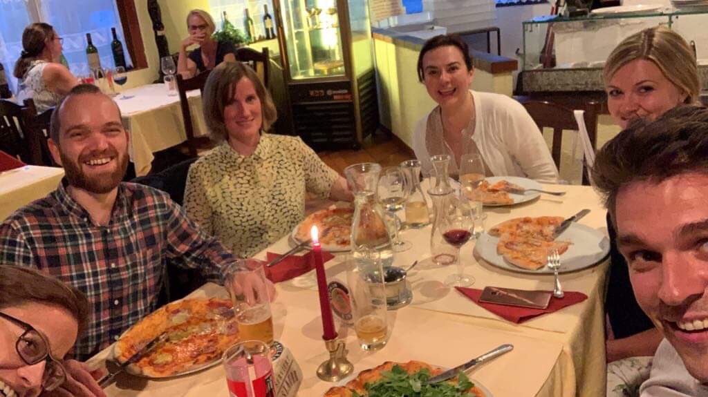 AllianceXlh's tweet image. Well deserved dinner with the team after a great 1st day at @childrensbones Looking forward to more exciting news and networking tomorrow! #xlhawareness #ICCBH2019