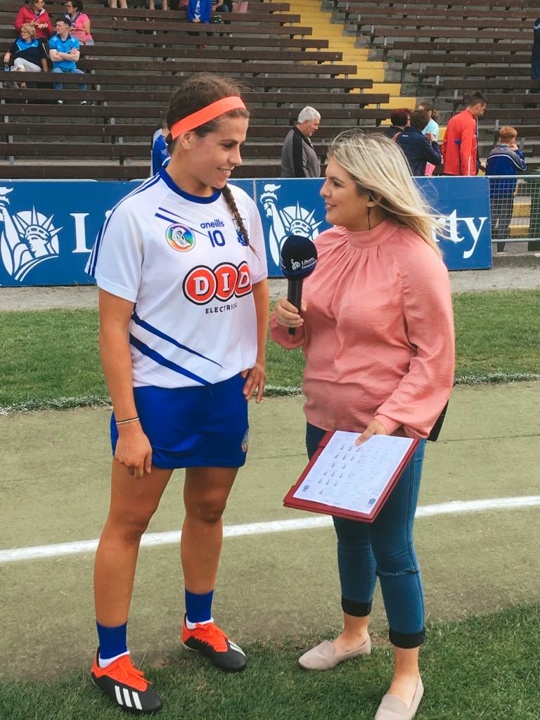 Great work today by @Killian_Whelan and <a href="/ValerieWheeler_/">Valerie Wheeler</a> covering the @LibertyIRL All-Ireland <a href="/officialcamogie/">The Camogie Association</a> Championship match between @waterford_camogie and <a href="/dublin_camogie/">Dublin Camogie</a>! 🏆🎤☀️ 

#GoTogether #supporthersport #commentarycrew