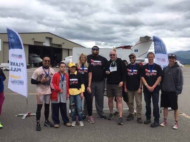 Trooper_TJ's tweet image. 2019 Plane Pull for Special Olympics Montana @SO_Montana. Joined up with the crew from @SheriffRCSO. We got 3rd! 😏out of three... ha! #SOMT #LETR #GoodTimes