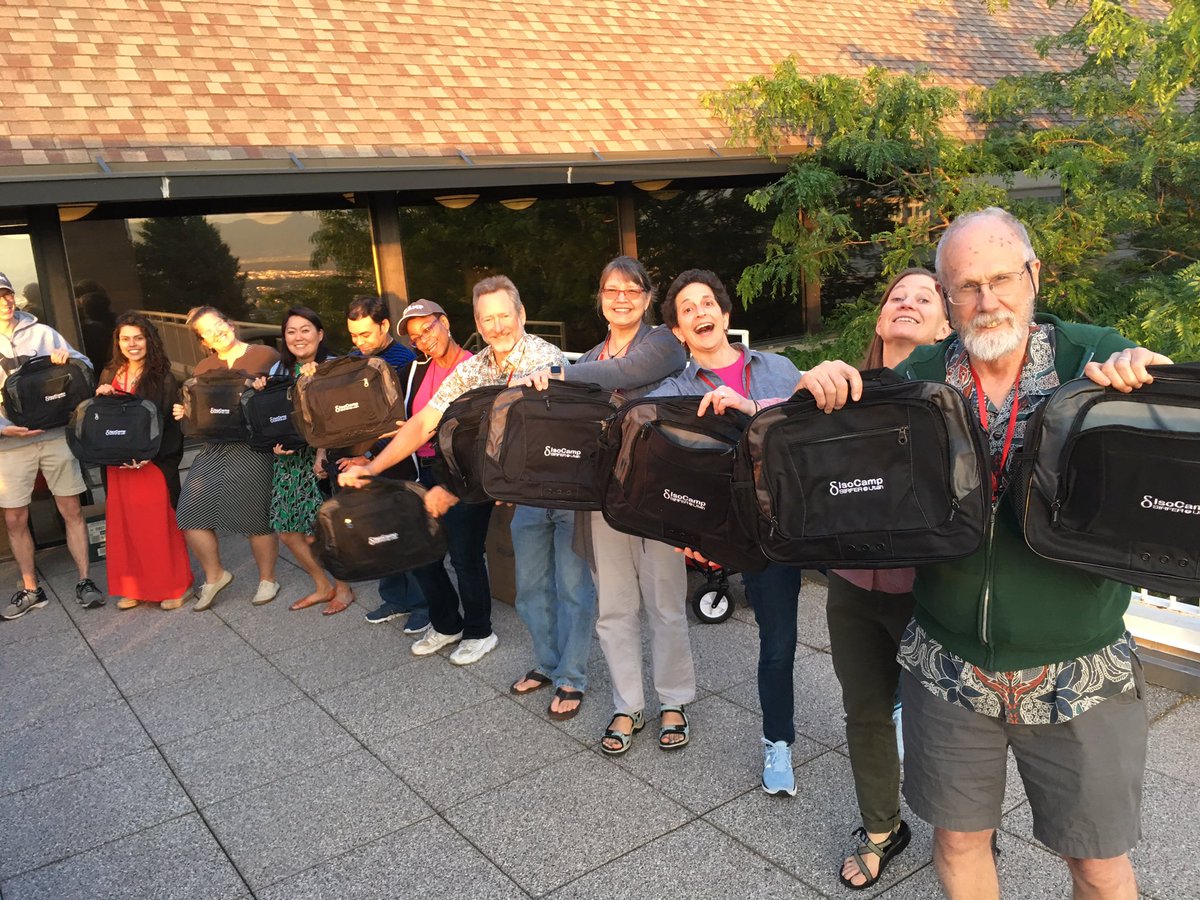 Graduates of #isocamp2019 - #isopopes want to see where your SIRFER bags get to! @ehleringer #isocamp @kh_freeman @ElisePendall @biogeorose