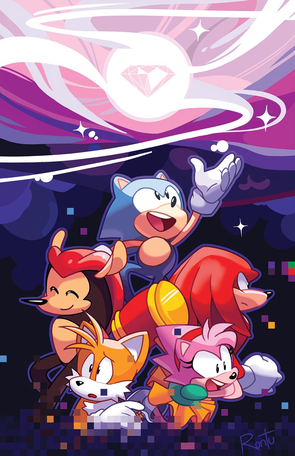 Sonic the Hedgehog on X: By the Mania, For the Mania. Happy 4th  Anniversary, Sonic Mania! 🖌️: @tyson_hesse  / X