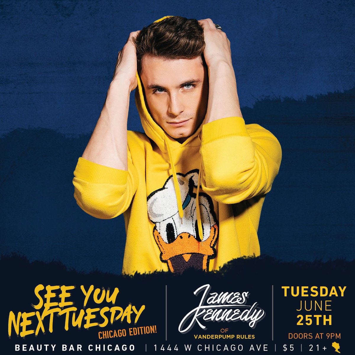 Yes it’s true!  James Kennedy of
Vanderpump Rules will be DJing, one night only THIS TUESDAY at Beauty Bar!  9pm.  Let’s have some fun!