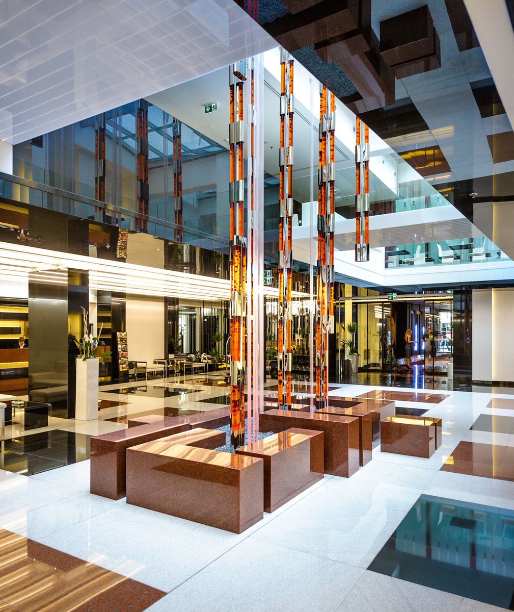 InteriorMinds's tweet photo. Absolutely Stunning Hotel! #glass #gloss #granite #modern #lighteffect #interiordesign #grandiorhotel https://t.co/03ntZJuLVd