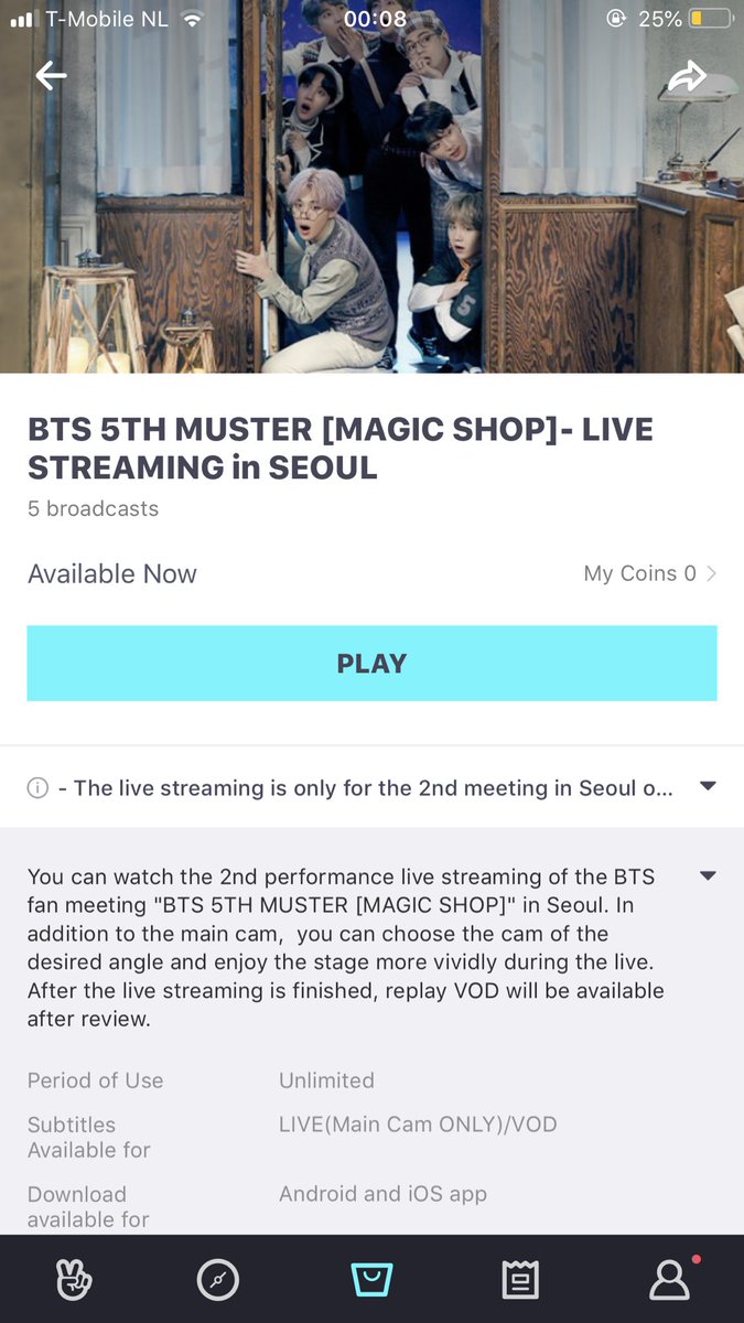 sugarbunbunx's tweet photo. Hi everyone! I’ll be sharing my VLIVE account for BTS 5th muster with 2-3 people just like I did last time with the wembley concert live~~

To join this giveaway:
- comment your favorite ot7 pic+ what bts or your bias has done for you
-like this (and maybe follow me😳💦)+share! https://t.co/Z7t5hpgGWg