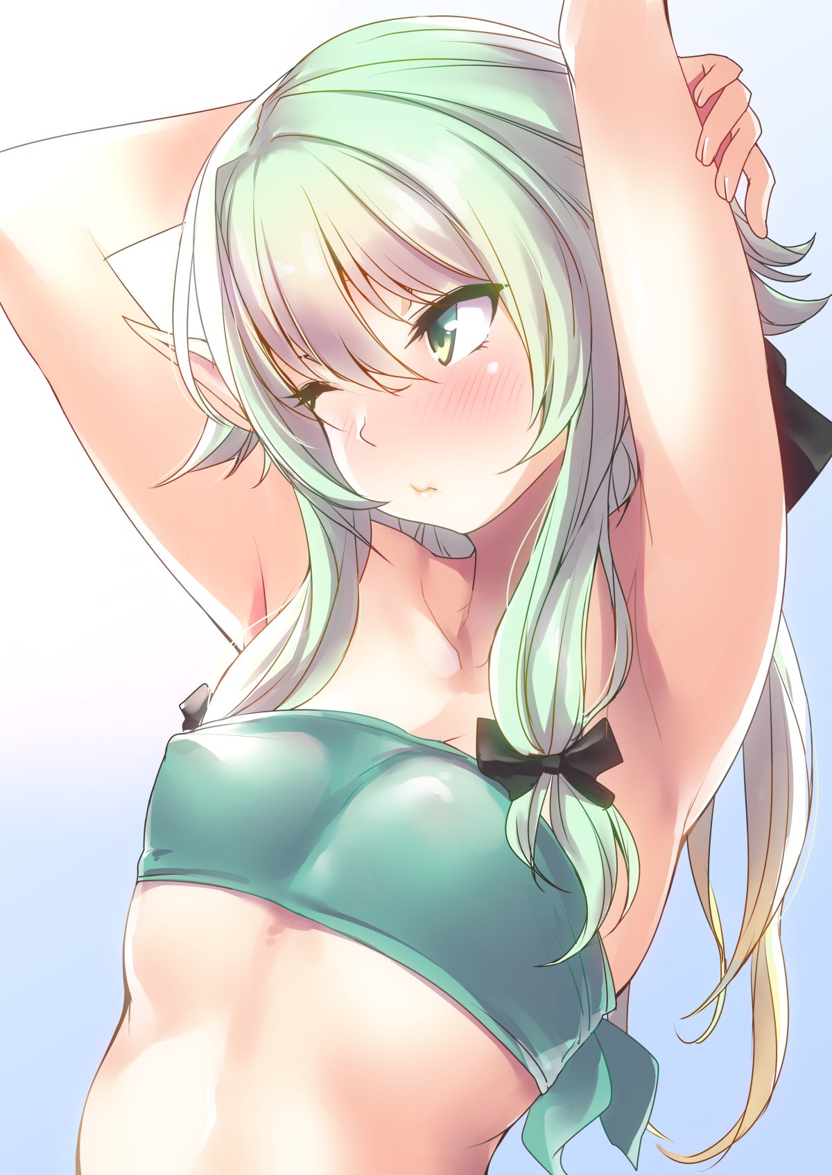 “#anime #animegirl #cuteanime #animeart #lewd #cuteGirl #elf #oppai” .