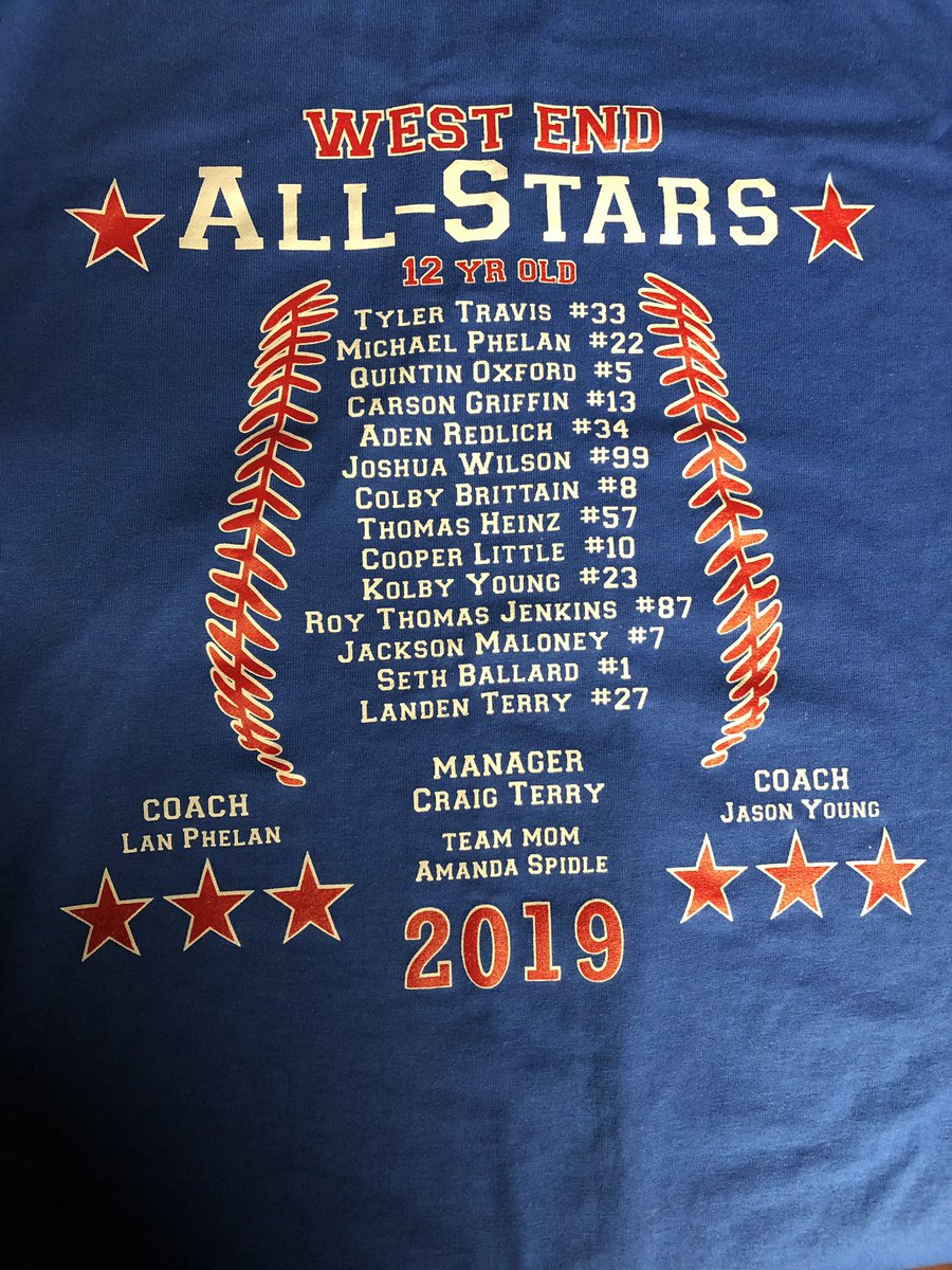 EmilyRBarclay's tweet photo. 💫 Happening tonight 💫 - West End Little League 12u All Stars vs Tyler 12u All Stars at Lumberton Little League 7:00PM CST #bugzillaredlich on the mound #Adeoredlich https://t.co/iv00ySHHwb