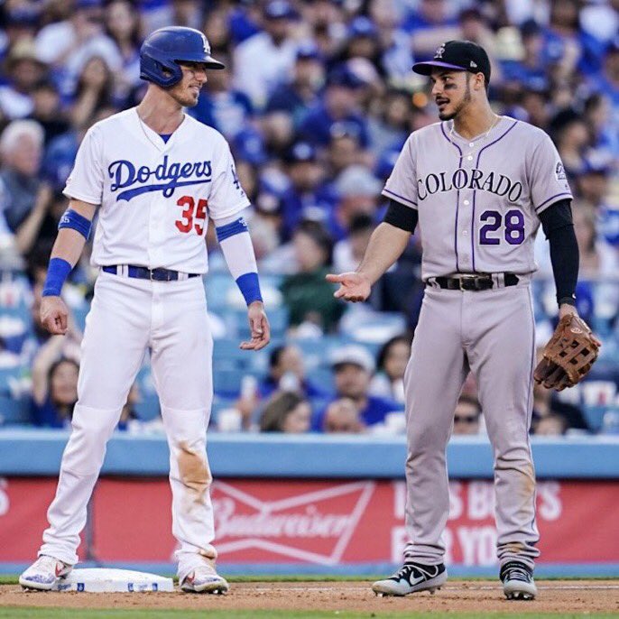 “No man, I’m pretty sure it was called the Mile High city before weed was legalized.” - Nolan Arenado~Deep Thoughts With Cody Bellinger~