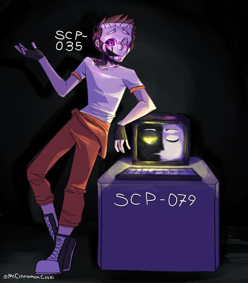 MissyTheDandy on Twitter: "scp art i made #scp #scp035 #scp079 #scp682...