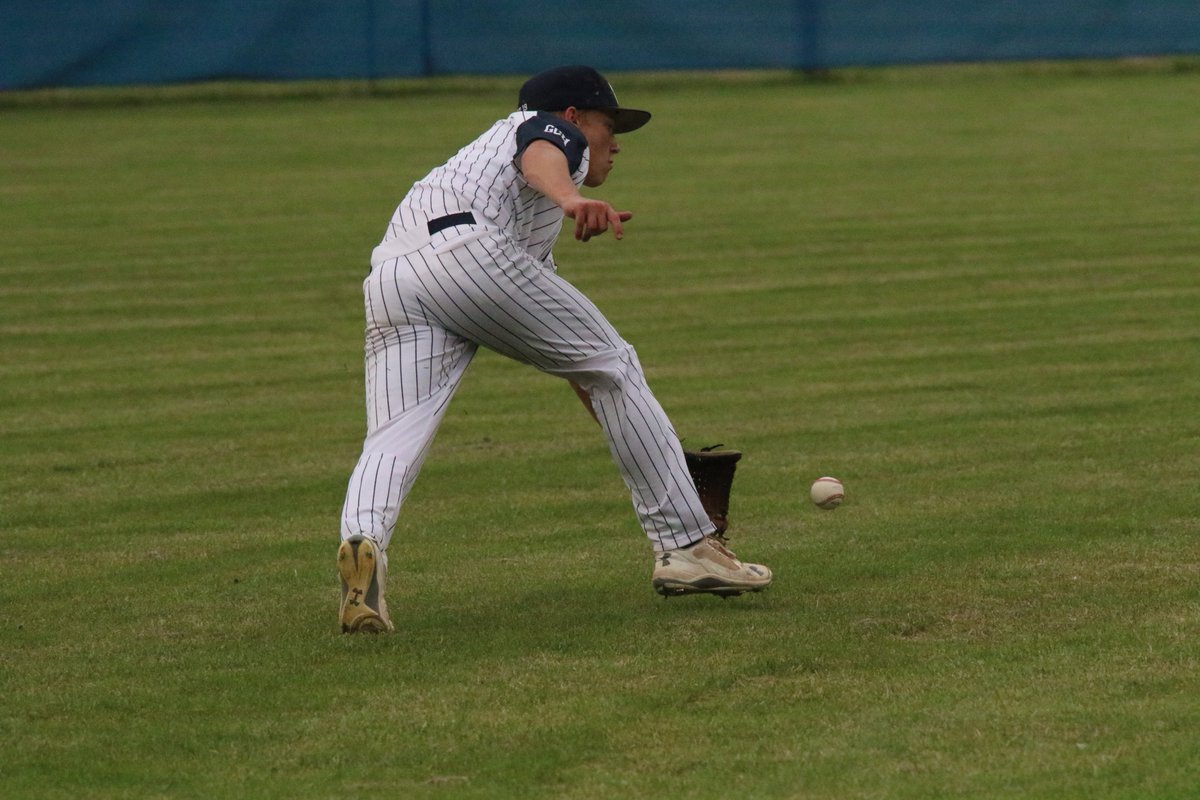 YNTKush's tweet photo. Last ones for the day. Springfield/Platteview visiting York Cornerstone Seniors at Levitt Stadium in York tonight. #cornerstonebaseball https://t.co/UQnnvY53Cg