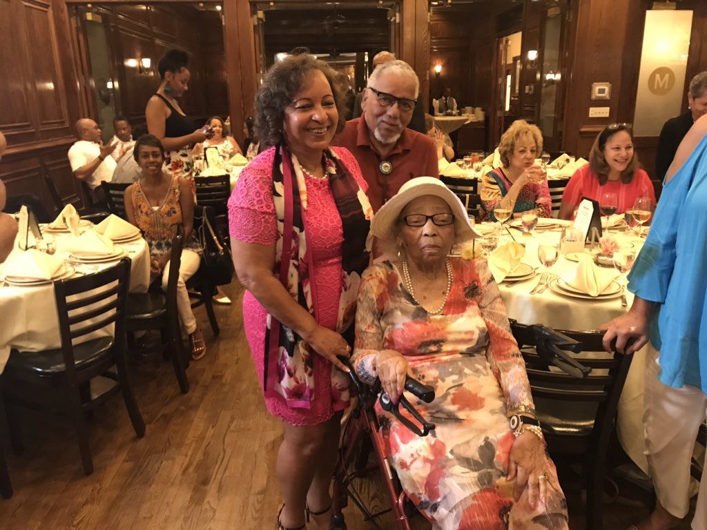 dbstoddard's tweet image. What a day!!  I attended the 100th birthday party for Juette Day in Washington, DC.  She is a renowned artist and taught art in DC public schools.  Her daughter, Maria Day Marshall is my lifelong friend .

Happy Birthday Aunt Juette!!!!