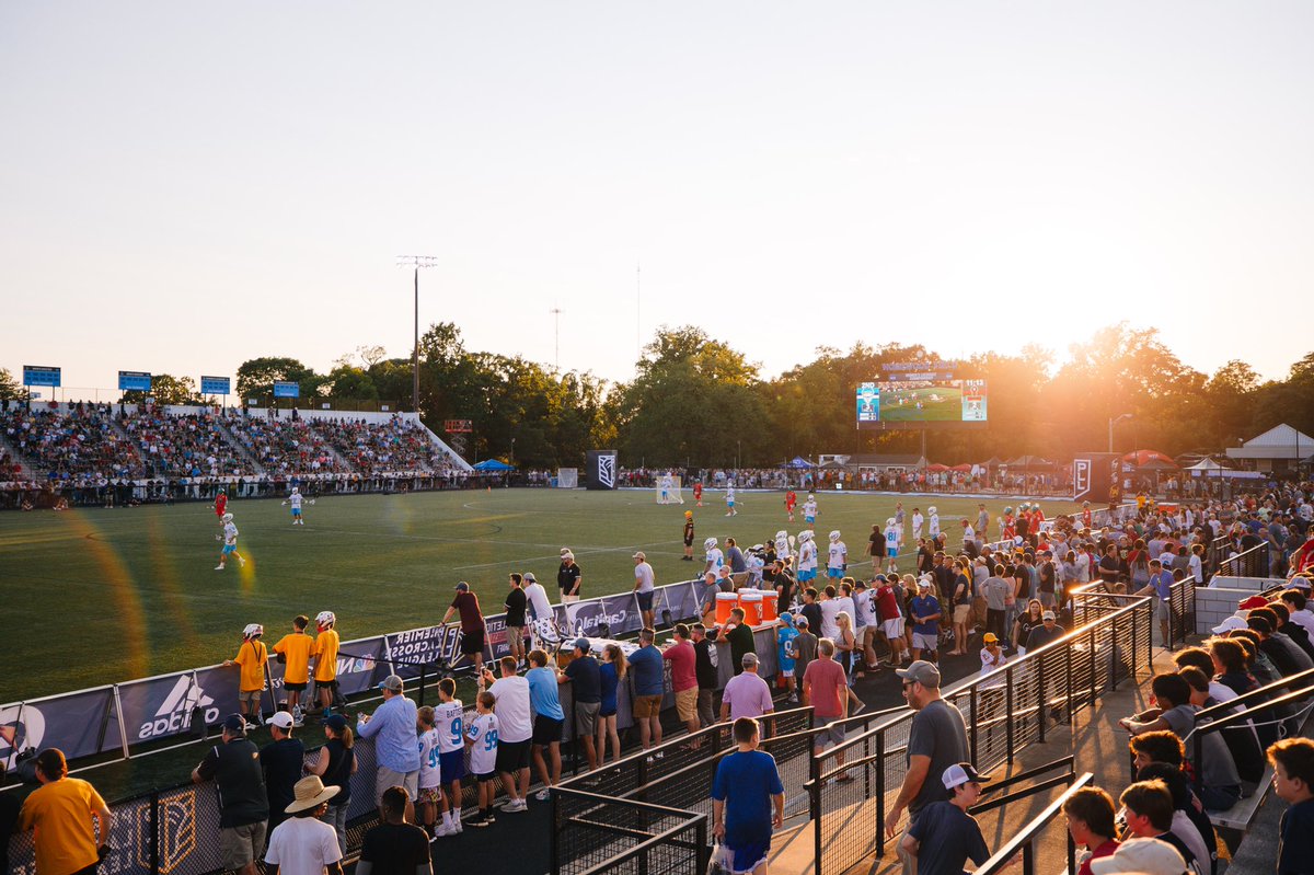 PremierLacrosse's tweet photo. Sellout at Homewood!
We'll be allowing fans to stand and watch along the fence and in the Premier Zone for the rest of the game.
#PLLBaltimore https://t.co/As1hqykDmn