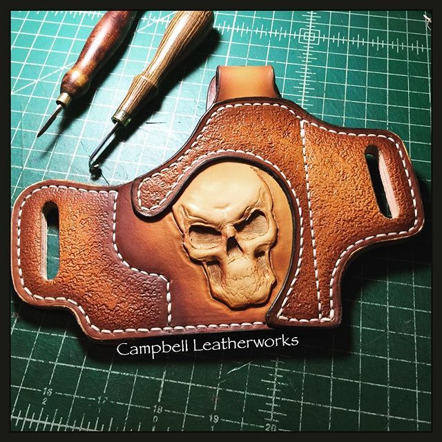 campbellleather's tweet photo. Got her stitched up.  Now I can finish the tooling after molding.  Tell me what you think!👊🏻👊🏻👊🏻
.
.
.
.
.
.
.
.
.
.
.
.
.
.
.
#workinprogress #holster #edc #skull #xd #springfield #leather #gunsofinstagram #guncandy #igy6 #carrywell #campbellleatherwork… https://t.co/2nYLLJ9aij https://t.co/WfZPAHreUP
