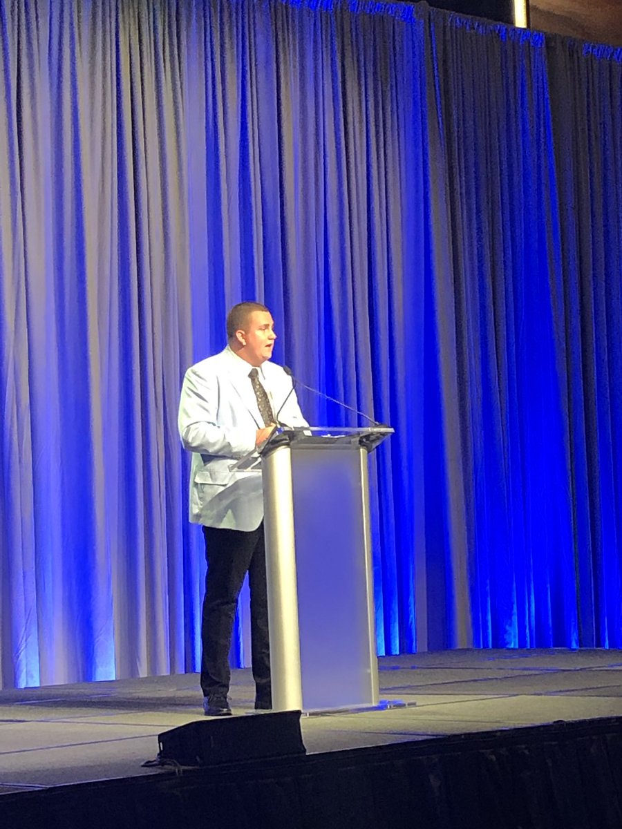 “Every child deserves to be put first every single day.” - Dylan Schneider at the #edrising19 opening general session