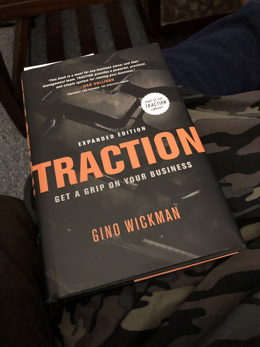 Trying to complete reading 'Traction' by Gino Wickman by the end of the month. Challenging myself to focus on taking @impactfulcareer to the next level.