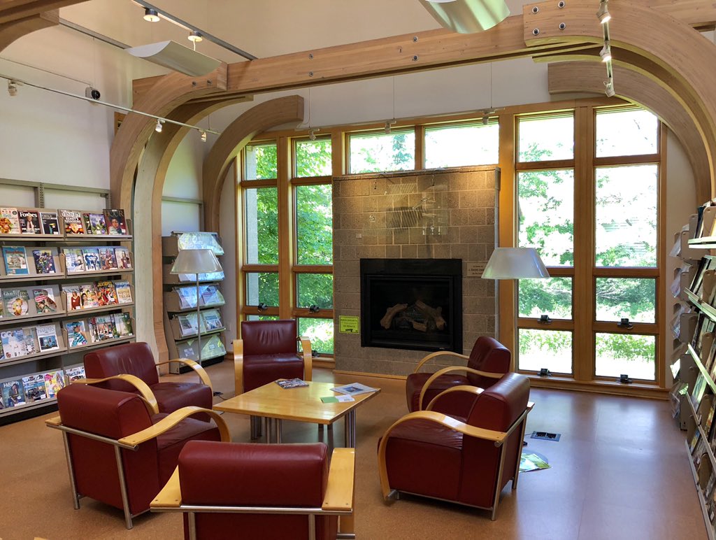 Malletts Creek Library was built as the replacement for David Osler’s Loving Branch, adding 4x the space. The new library features the Nellie Loving Reading Room, a tribute to both the former branch and its namesake, who was one of Ann Arbor’s first librarians (1883-1922)
