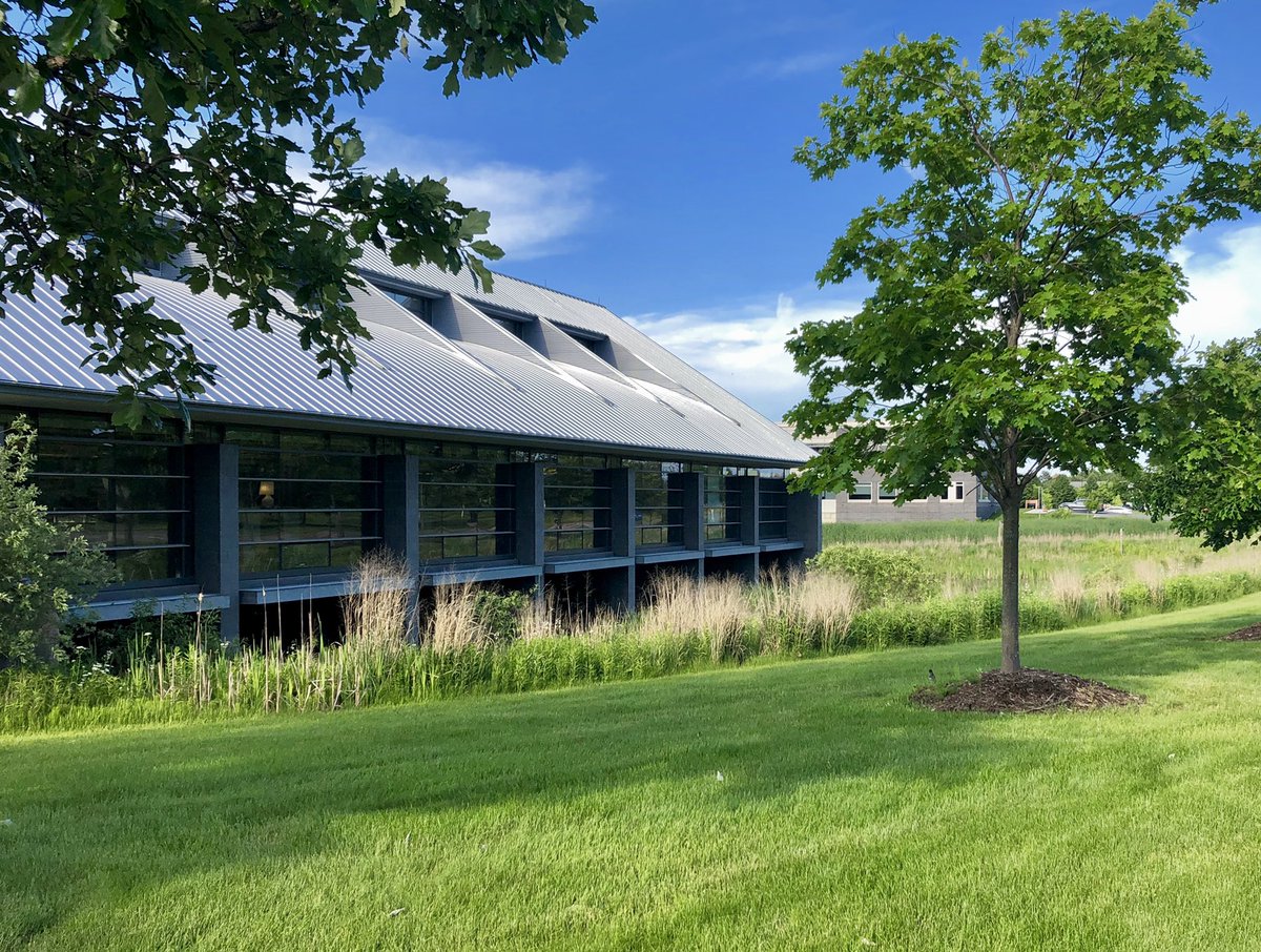 Pittsfield Branch has the most high-tech aesthetic despite being having the most rustic setting of the new branches. The library serves southwest Ann Arbor, built near the border with rural Pittsfield Township.