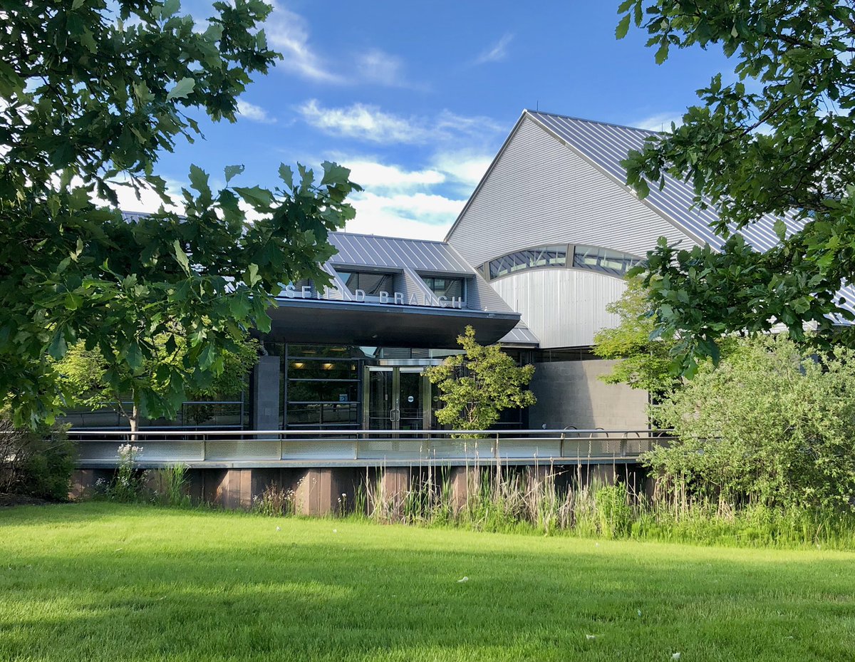 Pittsfield Branch has the most high-tech aesthetic despite being having the most rustic setting of the new branches. The library serves southwest Ann Arbor, built near the border with rural Pittsfield Township.