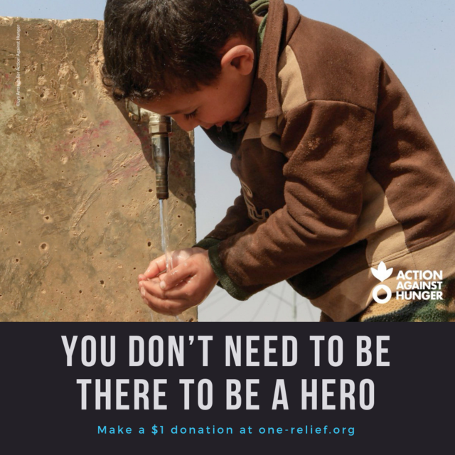 OneRelief's tweet photo. Every $1 donated through OneRelief allows our partner @ActionAgainstHunger to provide lifesaving assistance to malnourished children in Yemen. → Go to https://t.co/gamvM7qmj9 to make a $1 #microdonation 🙏

#donate
#socialgood 
#charity 
#actionagainsthunger
#yemen https://t.co/1NnMnOU3mS
