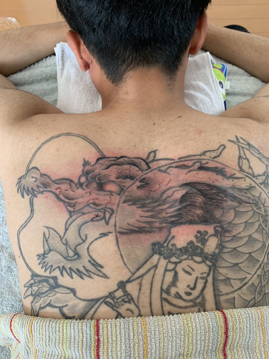 背中刺青 Twitter Sogning