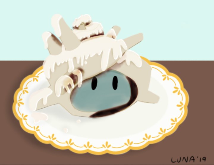 CelestialFox__'s tweet photo. Super Cinnamon Sea Snail Roll only available at #SplatCafe! π https://t.co/DECbysK6jg