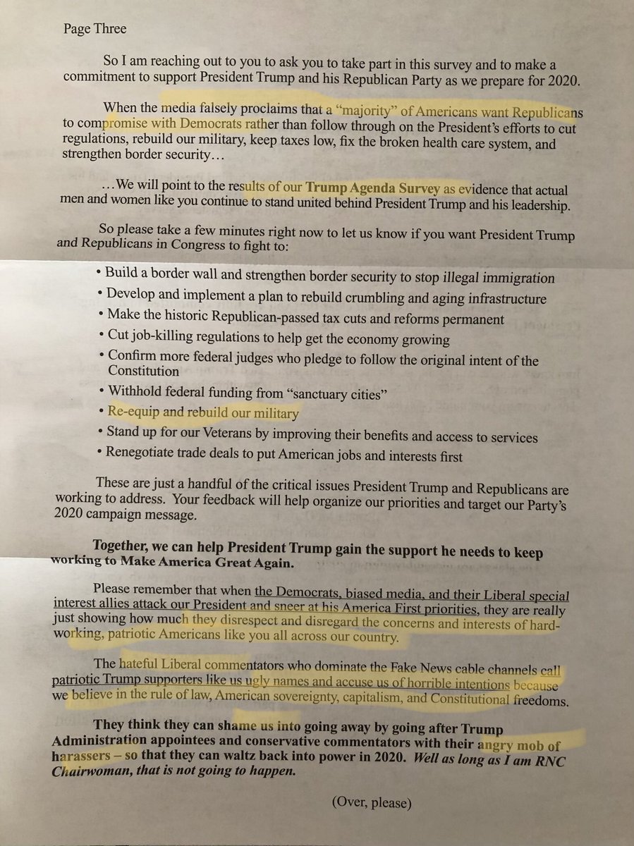 Latest GOP propaganda. Highlighted some of the more aggro/interesting parts.