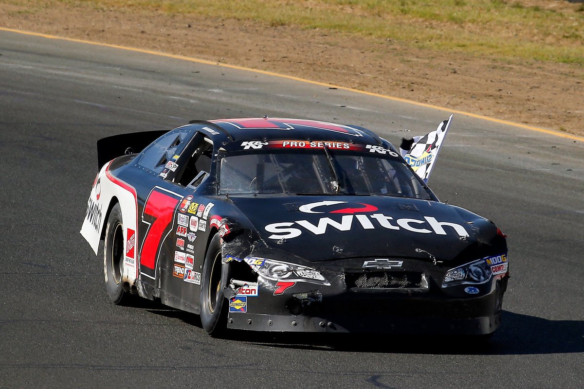 InThePitsNews's tweet photo. #NASCAR: @NoahGragson wins controversial @RaceSonoma K&N West race after three Overtime attempts.
Results: https://t.co/h8mvwRfBH7
#Procore200 | #KNWest https://t.co/HaX503DDHZ