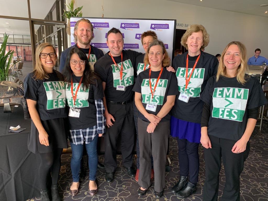 AdPhaAU's tweet photo. We love some healthy competition between #SpecialtyPractice groups... #SHPAEMM > #SHPAInfDis as a battle has taken to t-shirts! https://t.co/WIG2nSJbpa