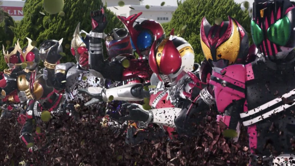 仮面ライダー画像 X: "｢クウガアギト龍騎ファイズブレイド！響鬼