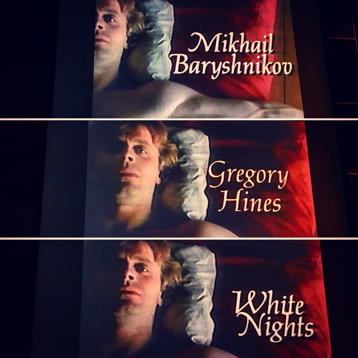 melissadags's tweet photo. Tonight on #ClassicVHS night, I’m introducing @mattcampagna to one of my favourite dance films: #WhiteNights #MikhailBaryshnikov #GregoryHines #Classic #DanceFilm #BeKindRewind #VHS #FilmTwitter https://t.co/G79LMgzeyT