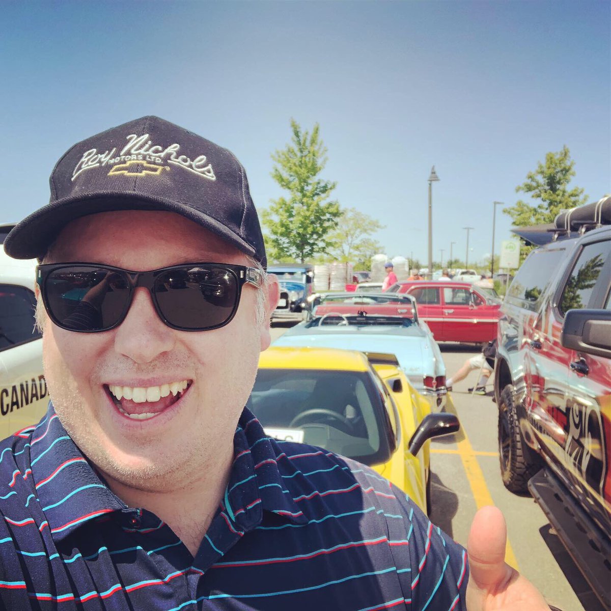 RoyNicholsChev's tweet photo. #autofest #bowmanville a GREAT day showing off some #classiccars and our #futureclassiccars #roynichols Supporting #Grandviewchildrenscentre https://t.co/AdQ9dvTXDc
