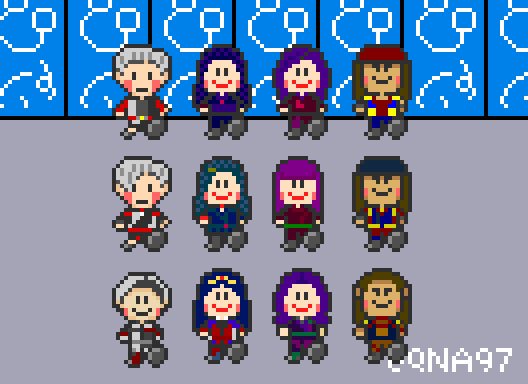 なうゆき ひさしぶりのドット絵 ディセンダント3だよ Pixelart Earthbound Mother2 Descendants Descendants3 Disney ディズニー ドット絵