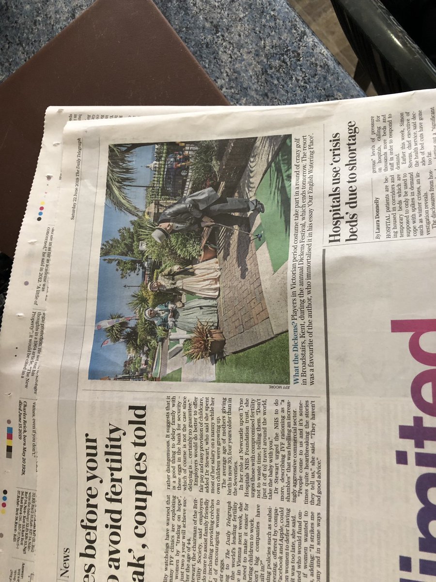 📰 Lillyputt Minigolf featured in Saturday’s <a href="/Telegraph/">The Telegraph</a> 

A pic from <a href="/Dickens_On_Sea/">Dickens Festival</a> festival made the national paper! #Broadstairs #Dickens