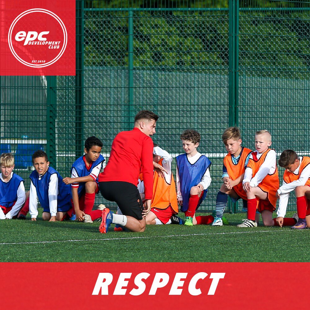 EPCDev's tweet photo. CLUB VALUES | Our identity word is “RESPECT”. Our values will be used to plan,set challenges and give feedback. We want to give a platform for players to develop not only as players but as people. What does each letter means to us?
#JoinTheJourney #DevelopThroughPlay https://t.co/FHjrMDUb6j