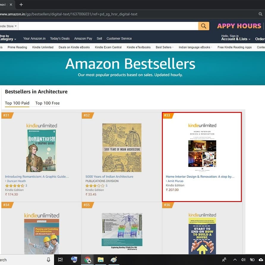 SpaceFormArch's tweet image. Hi, I have recently published a Book on Amazon on - Home #interiordesign &amp;amp; Renovation

I am glad to share that this book has been listed in &apos;#Amazon TOP 100 #bestsellers in #architecture&apos; and its present rank is 33! 

amzn.to/2XvcUfc - FREE with #KindleUnlimited 

#ebook
