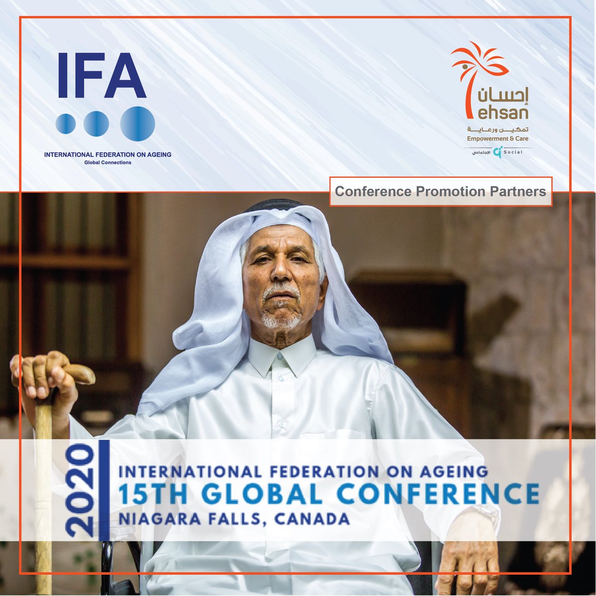 ehsan_org's tweet image. Enabling the #FunctionalAbility of all #olderpeople is a priority for Ehsan &amp;amp;
@IntFedAgeing. Consider discussing topics like these and others at the
#IFAConf2020 in Canada. Abstract submission open now: 

bit.ly/2G1qRrC #RightsMatter