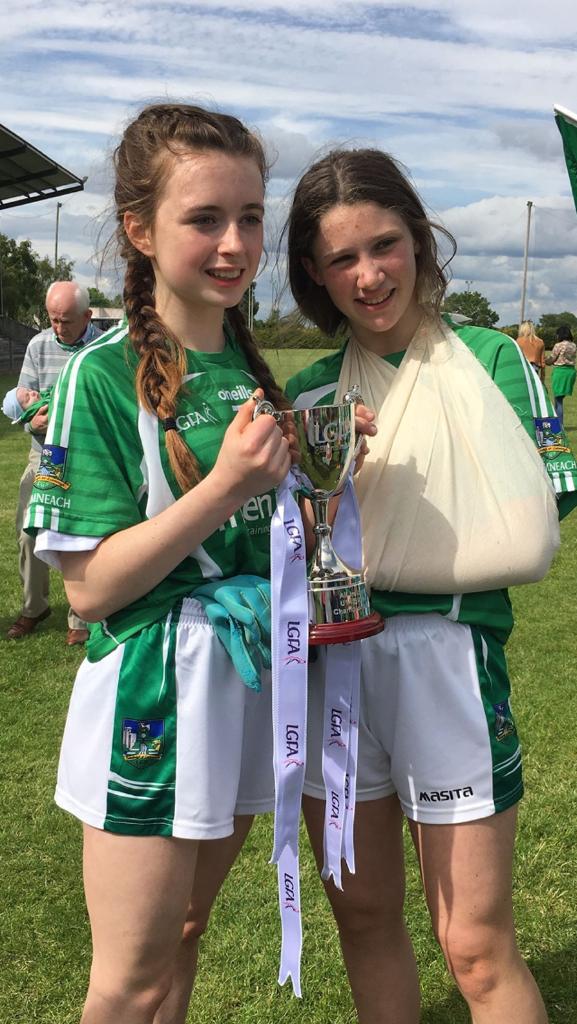 To have 2 all ireland winners in any club is unimaginable for us. We only started underage football for girls with Gaelic4girls about 5 years ago. Well doneto everyone who has given so much time and effort. #LGFAU14 #20x20 #GAA @SportingLK @LadiesFootball @MunsterLGFA