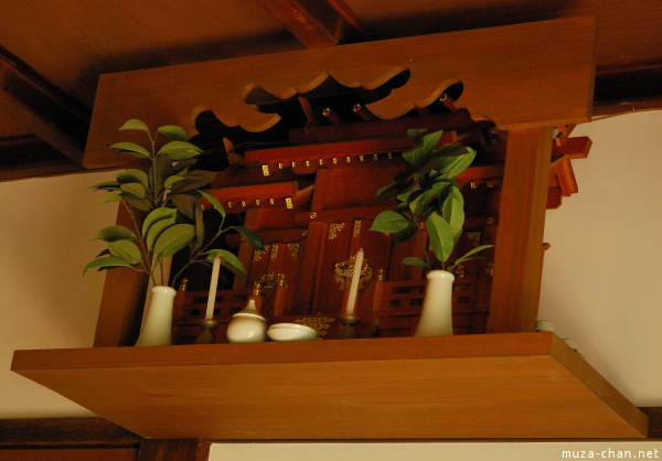 Similarly, many traditional homes will feature both a Buddhist altar for venerating the ancestors (butsudan) and a mini-Shinto home shrine to bring blessings, often located on a special shelf (kamidana).